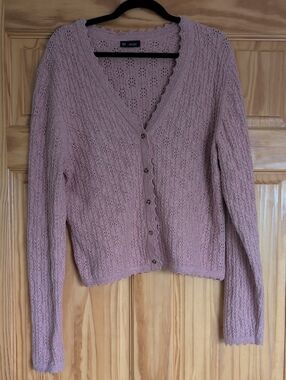 GAP Knit Button-Up Cardigan